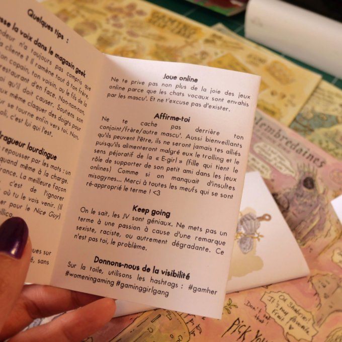 Mini guide de survie pour gameuses enragées - mini zine