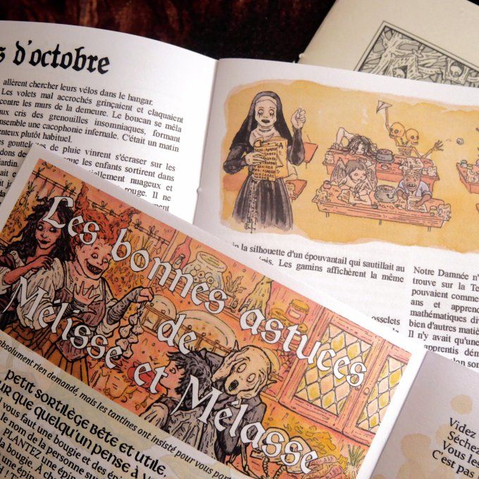 BUNDLE zine 1 et zine 2 : Les chroniques d'Envers-sous-terre - Lot de 2 fanzines