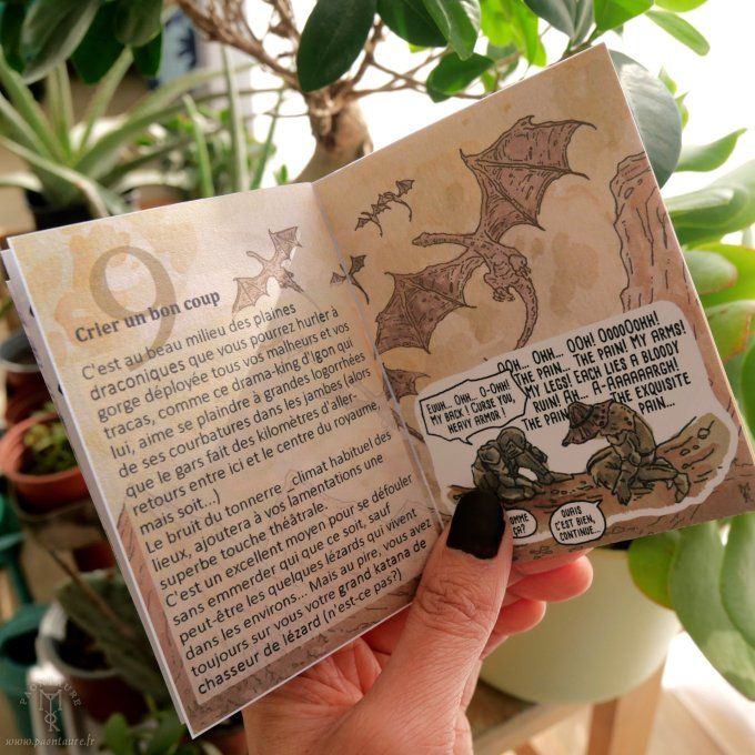 Mini guide du bien-être au Royaume des Ombres - mini zine geek