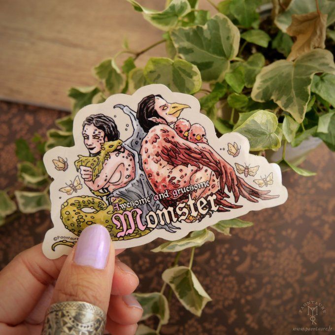 Sticker vinyle MOMSTER