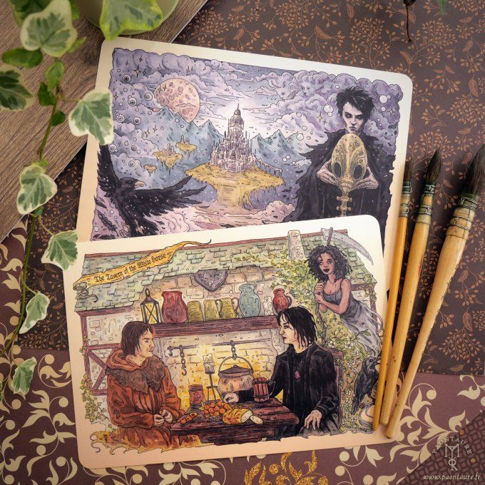 FANART THE SANDMAN - Petit Print format A5 - Produit imparfait ! Lire la description