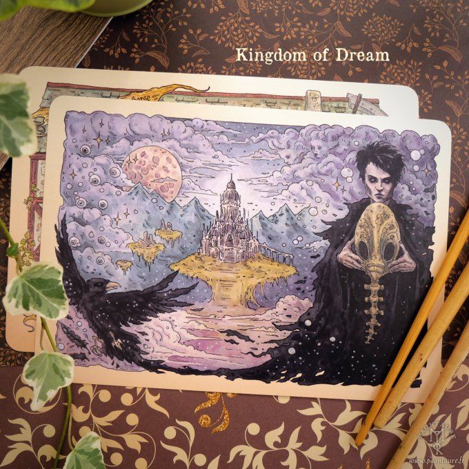 FANART THE SANDMAN - Petit Print format A5 - Produit imparfait ! Lire la description