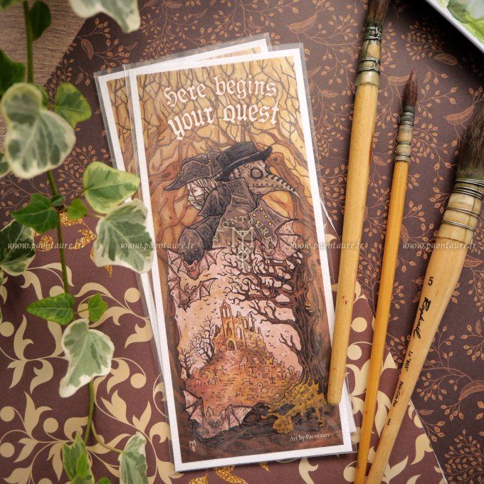 DARK FANTASY - Marque page sur papier premium fine art