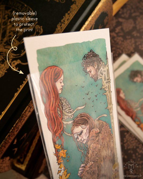 FRANKENSTEIN - Marque page sur papier premium fine art